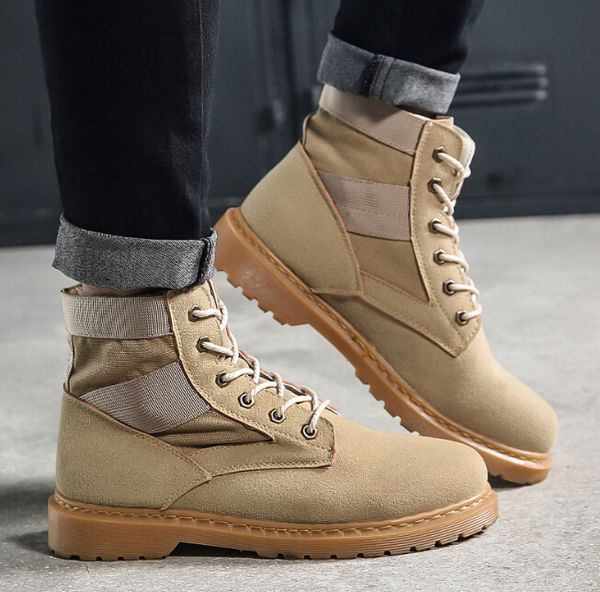 martin boots men's military boots england in the tooling fashion men's desert spring high men's shoes short tide, Black
martin boots men's military boots england in the tooling fashion men's desert spring high men's shoes short tide, Black