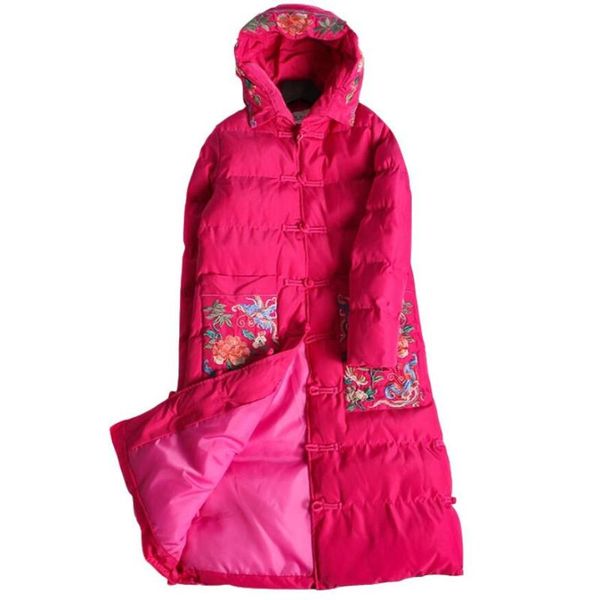 plus size 4xl vintage embroidered winter down cotton jacket women parka thick long overcoat coat women warm hooded parkas, Black
plus size 4xl vintage embroidered winter down cotton jacket women parka thick long overcoat coat women warm hooded parkas, Black