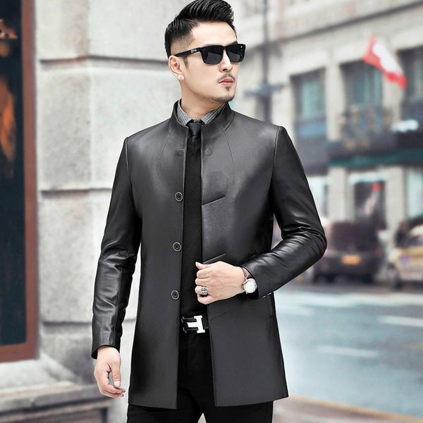 tcyeek genuine leather jacket men fashion autumn coat male 2020 korean slim fit real sheepskin coats streetwear jackets 1919038a, Black
tcyeek genuine leather jacket men fashion autumn coat male 2020 korean slim fit real sheepskin coats streetwear jackets 1919038a, Black