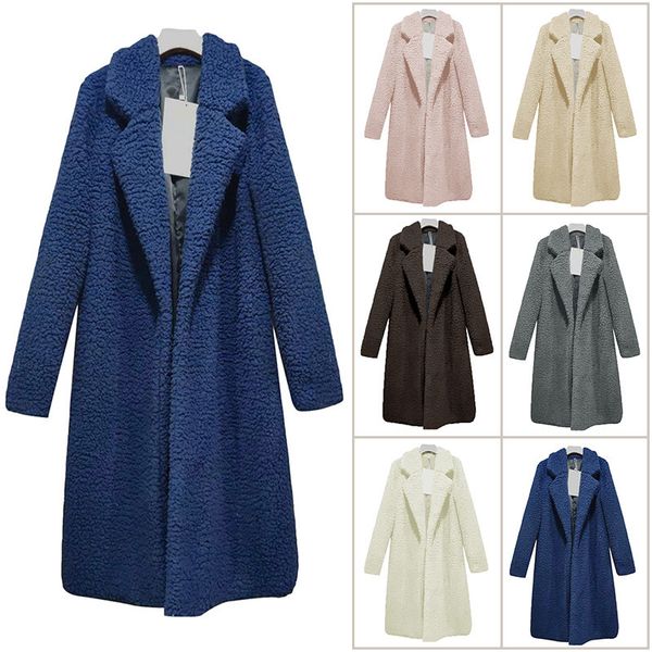 women cashmere cardigan hooded fur warm jacket long section anti-fur teddy coat fleece jackets overcoat, Black
women cashmere cardigan hooded fur warm jacket long section anti-fur teddy coat fleece jackets overcoat, Black