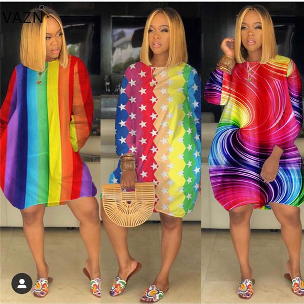 vazn blx7329 new product 2019 summer 3colors loose dress short sleeve o-neck t shirt dress girl casual print dress, Black;gray
vazn blx7329 new product 2019 summer 3colors loose dress short sleeve o-neck t shirt dress girl casual print dress, Black;gray