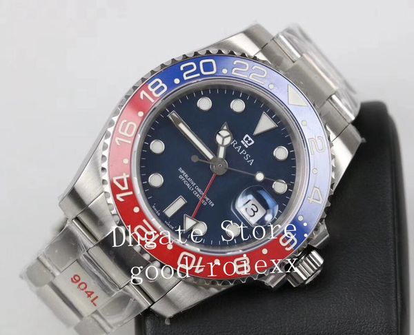 baselworld red blue ceramic bezel gm factory watch men's automatic cal.3285 master men 904l steel gmt ii pepsi 126719 eta sapphire watc, Slivery;brown
baselworld red blue ceramic bezel gm factory watch men's automatic cal.3285 master men 904l steel gmt ii pepsi 126719 eta sapphire watc, Slivery;brown