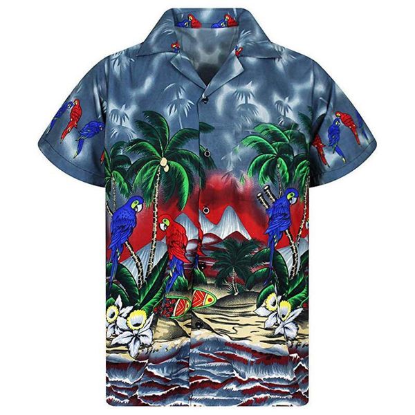 shirt summer casual printed designer casual shirts short sleeved single breasted hawaii mens beach, White;black
shirt summer casual printed designer casual shirts short sleeved single breasted hawaii mens beach, White;black