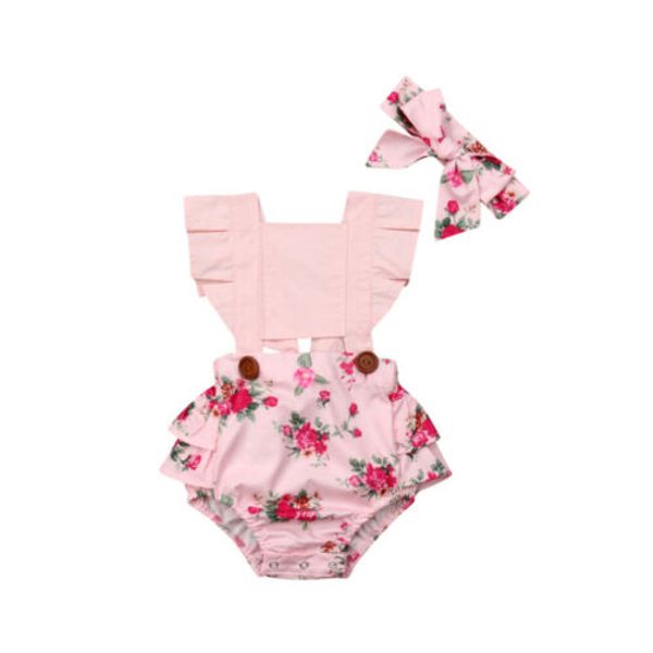 2019 0-24m bodysuit for baby girl kids clothes infant flowers outfit toddler jumpsuit summer bodysuit+headband children clothing, Blue
2019 0-24m bodysuit for baby girl kids clothes infant flowers outfit toddler jumpsuit summer bodysuit+headband children clothing, Blue