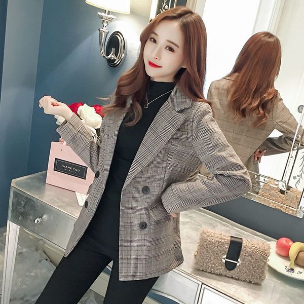 женщины плед блейзер куртка 2020 весна осень мода женская повседневная свободные двубортные костюмы куртки и пиджаки плюс размер g109, White;black
женщины плед блейзер куртка 2020 весна осень мода женская повседневная свободные двубортные костюмы куртки и пиджаки плюс размер g109, White;black