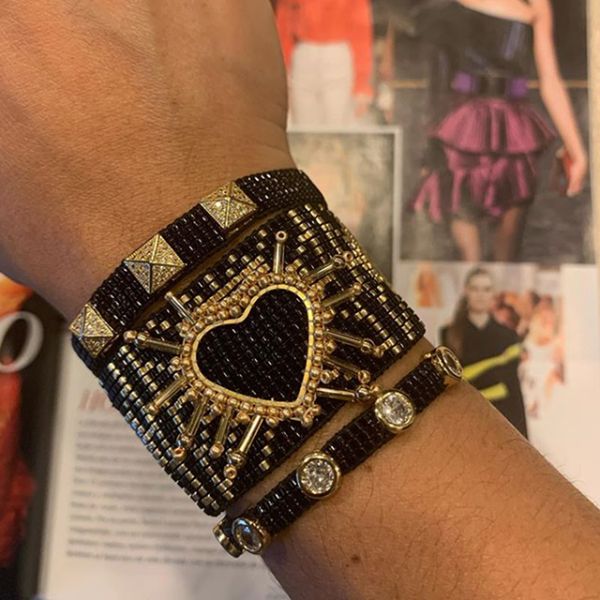 rttooas handmade heart bracelets pulseras mujer moda 2020 women fashion rivet charm bracelets miyuki beaded jewelry, Golden;silver
rttooas handmade heart bracelets pulseras mujer moda 2020 women fashion rivet charm bracelets miyuki beaded jewelry, Golden;silver