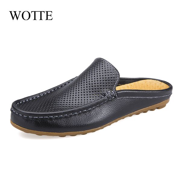 mens slippers leather casual non-slip sandalias men summer shoes flip flops bathroom beach slipper fashion soft sole man sandals, Black
mens slippers leather casual non-slip sandalias men summer shoes flip flops bathroom beach slipper fashion soft sole man sandals, Black