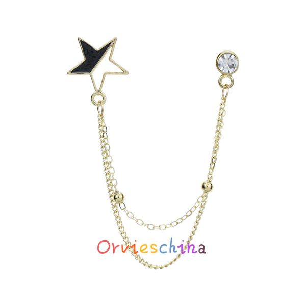 2020 designer brooch pendant point star badge brooch men brooch tassel multi-layer chain collar clothing accessories jewelry, Gray
2020 designer brooch pendant point star badge brooch men brooch tassel multi-layer chain collar clothing accessories jewelry, Gray