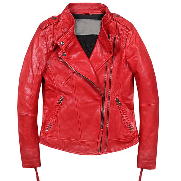 high street european automotive sheepskin leather jackets coats summer spring thin genuine leather jacket women streetwear a599, Black
high street european automotive sheepskin leather jackets coats summer spring thin genuine leather jacket women streetwear a599, Black
