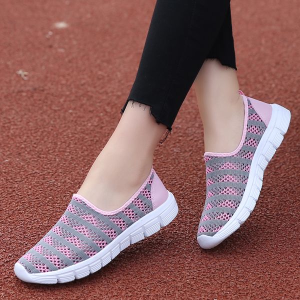 2019 summer women shoes women breathable mesh sneakers shoes ballet flats ladies slip on flats loafers plus size, Black
2019 summer women shoes women breathable mesh sneakers shoes ballet flats ladies slip on flats loafers plus size, Black