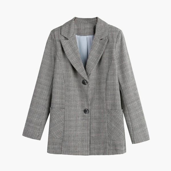 2020 new fashion spring autumn women slim chic plaid blazer jackets female retro suits coat feminino blazers outerwear wb63, White;black
2020 new fashion spring autumn women slim chic plaid blazer jackets female retro suits coat feminino blazers outerwear wb63, White;black