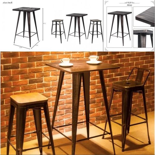 us vintage colon pub table set industrial style wooden kitchen table chairs price fast shipping
us vintage colon pub table set industrial style wooden kitchen table chairs price fast shipping