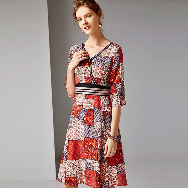 women summer red bohemian block floral silk dresses casual daily office party night club plus size bodycorn dress drop ship, Black;gray
women summer red bohemian block floral silk dresses casual daily office party night club plus size bodycorn dress drop ship, Black;gray