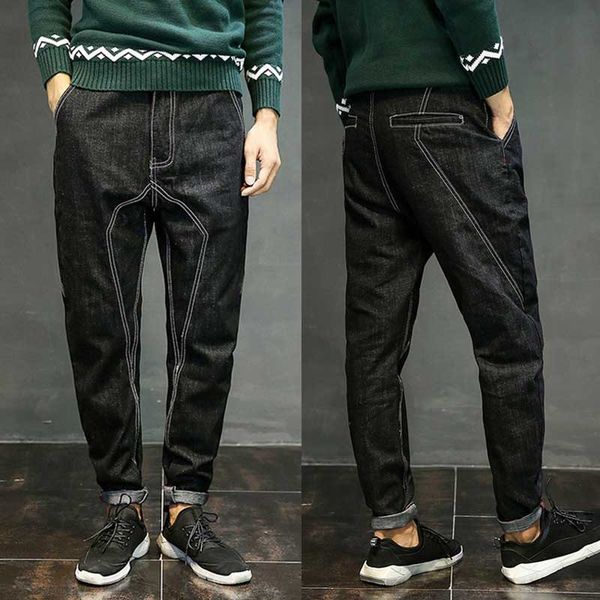 japan style harem jeans men hip hop pants patchwork loose baggy denim trousers fashion black jeans man clothes plus size, Blue
japan style harem jeans men hip hop pants patchwork loose baggy denim trousers fashion black jeans man clothes plus size, Blue