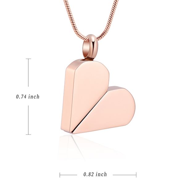 ijd11331 loss of love blan/ engravable heart cremation necklace pink gold color funeral urn ashes holder keepsake jewelry, Silver
ijd11331 loss of love blan/ engravable heart cremation necklace pink gold color funeral urn ashes holder keepsake jewelry, Silver