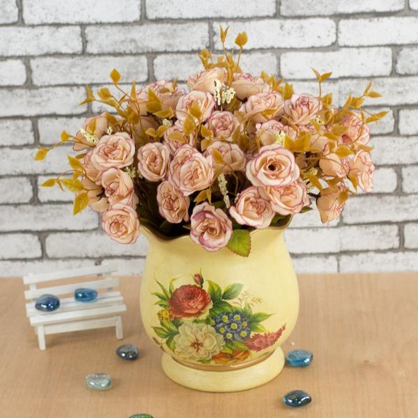 5/10 pcs 30cm 7 forks 14 flower head european style rose flowers persian rose silk flower artificial pvc
5/10 pcs 30cm 7 forks 14 flower head european style rose flowers persian rose silk flower artificial pvc