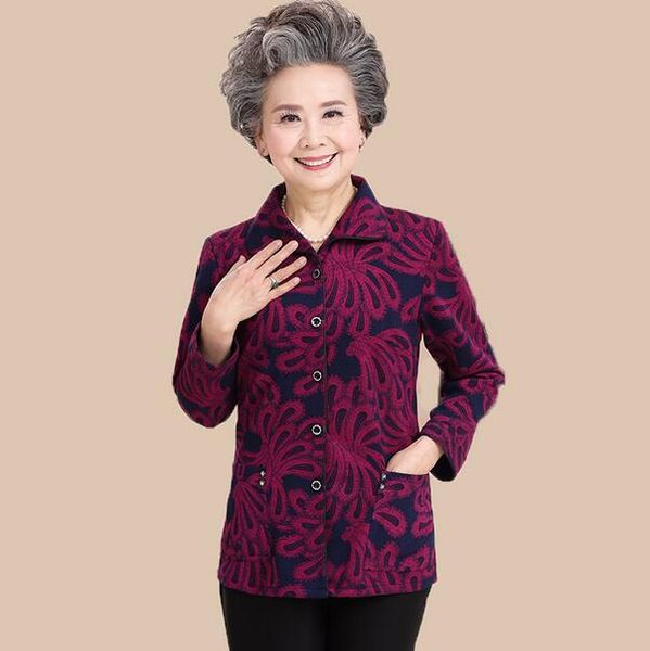 printed long sleeve blouse 2019 spring fall new middle old age mother large size grandma cardigan women shirt df427, White
printed long sleeve blouse 2019 spring fall new middle old age mother large size grandma cardigan women shirt df427, White