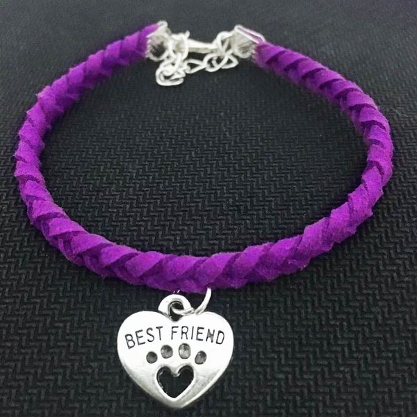 silver cute pets cat dog paw friend heart bracelets charms bracelets bangle for women men handmade purple leather rope diy jewelry gift, Golden;silver
silver cute pets cat dog paw friend heart bracelets charms bracelets bangle for women men handmade purple leather rope diy jewelry gift, Golden;silver