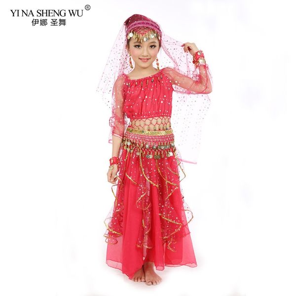 5pcs kid belly dancing girls belly dance costumes children dance girls bollywood performance dancewear clothing set, Black;red
5pcs kid belly dancing girls belly dance costumes children dance girls bollywood performance dancewear clothing set, Black;red