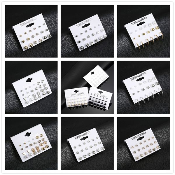 2019 new sell small stud earrings set for women girl punk stud earrings set personality party jewelry fashion brincos, Golden;silver
2019 new sell small stud earrings set for women girl punk stud earrings set personality party jewelry fashion brincos, Golden;silver