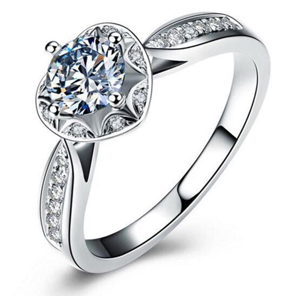 test positive f vs1 solid 14k white gold jewelry heart ring 1ct moissanite engagement round diamond ring for women white gold, Golden;silver
test positive f vs1 solid 14k white gold jewelry heart ring 1ct moissanite engagement round diamond ring for women white gold, Golden;silver