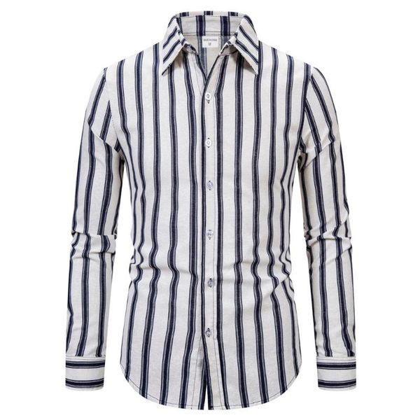 men's casual shirts mens shirt cotton single breasted fashion design long-sleeved lapel striped asian size, White;black
men's casual shirts mens shirt cotton single breasted fashion design long-sleeved lapel striped asian size, White;black