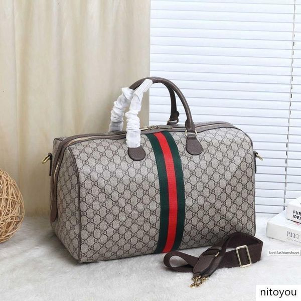 luggage men's travel bag fashion leather handbag leather keepall 45 shoulder bag handbag 13035 size 45-25-26, Silver
luggage men's travel bag fashion leather handbag leather keepall 45 shoulder bag handbag 13035 size 45-25-26, Silver