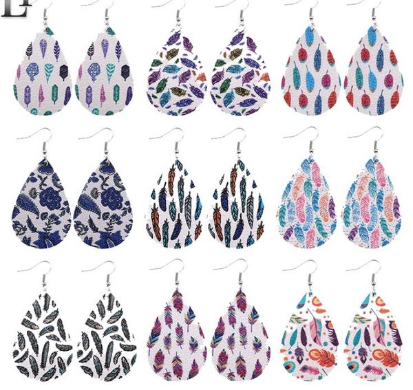 feather print leather earrings for women double side dangle drop earrings oval waterdrop faux leather ear party wedding jewelry gd103, Silver
feather print leather earrings for women double side dangle drop earrings oval waterdrop faux leather ear party wedding jewelry gd103, Silver