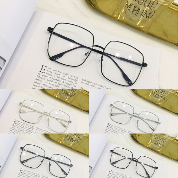 zhou yangqing ins frame myopia fashionable men's and women's big face metal square plain glasses myopia glasses frame, Silver
zhou yangqing ins frame myopia fashionable men's and women's big face metal square plain glasses myopia glasses frame, Silver