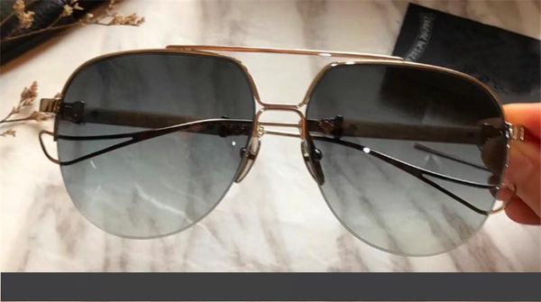 new fashion designer sunglasses new york designer eyewear pilot half frame steampunk style uv400 lens, White;black
new fashion designer sunglasses new york designer eyewear pilot half frame steampunk style uv400 lens, White;black