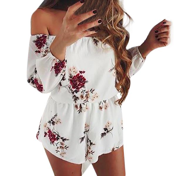 ostrich women off shoulder rompers belt backless print floral daily beach print slash neck rompers womens d0535, Black;white
ostrich women off shoulder rompers belt backless print floral daily beach print slash neck rompers womens d0535, Black;white