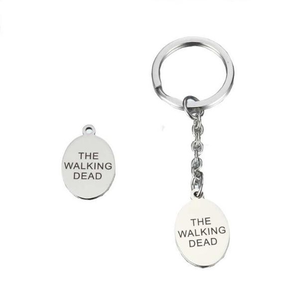 stainless steel fashion round key ring silver key chain-the walking dead pendant inspirational key ring
stainless steel fashion round key ring silver key chain-the walking dead pendant inspirational key ring