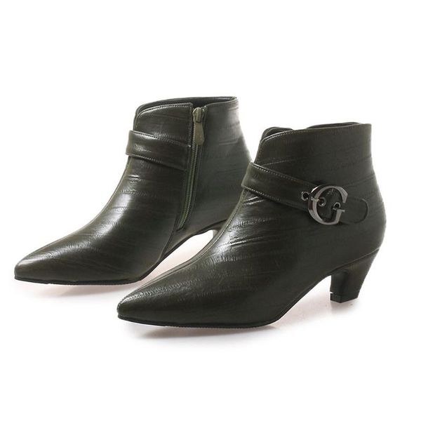 ankle boots for women winter shoes thick heels pointed toe female boots autumn casual shoes ladies 2019#3, Black
ankle boots for women winter shoes thick heels pointed toe female boots autumn casual shoes ladies 2019#3, Black