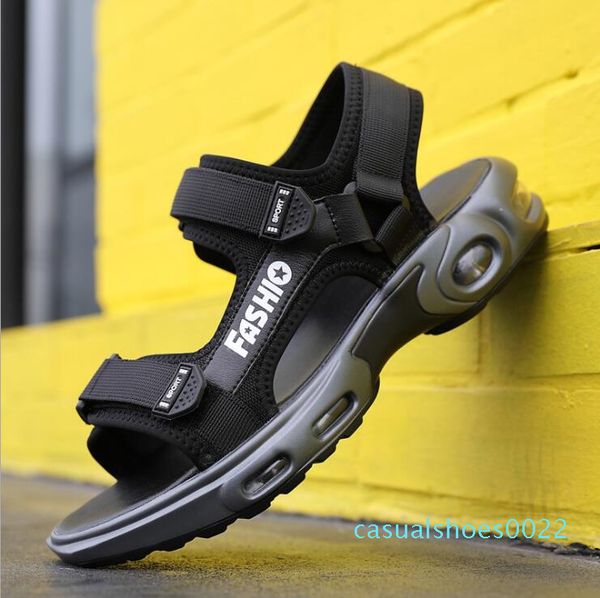 new classic style breathable men sandals outdoor walking summer anti-slippery mens beach casual shoes comfortable soft sole adf-0029 c22, Black
new classic style breathable men sandals outdoor walking summer anti-slippery mens beach casual shoes comfortable soft sole adf-0029 c22, Black