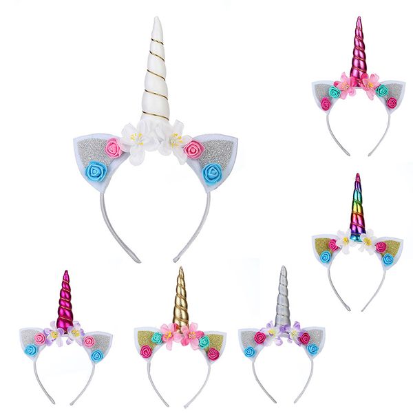 10pcs/lot kis unicorn flower hairbands tiaras floral headbands children headwear props party gift hair accessories, Slivery;white
10pcs/lot kis unicorn flower hairbands tiaras floral headbands children headwear props party gift hair accessories, Slivery;white
