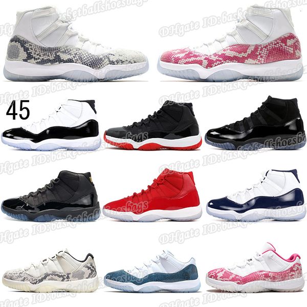 shoes 11 11s basketball men women bred concord 45 snakeskin pink gamma blue space jam designer mens trainers sports sneakers
shoes 11 11s basketball men women bred concord 45 snakeskin pink gamma blue space jam designer mens trainers sports sneakers