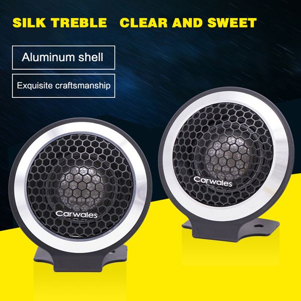 car audio silk film 1" neodymium polymide dome tweeter 120w hifi stereo speaker aluminum shell treble loudspeaker
car audio silk film 1" neodymium polymide dome tweeter 120w hifi stereo speaker aluminum shell treble loudspeaker