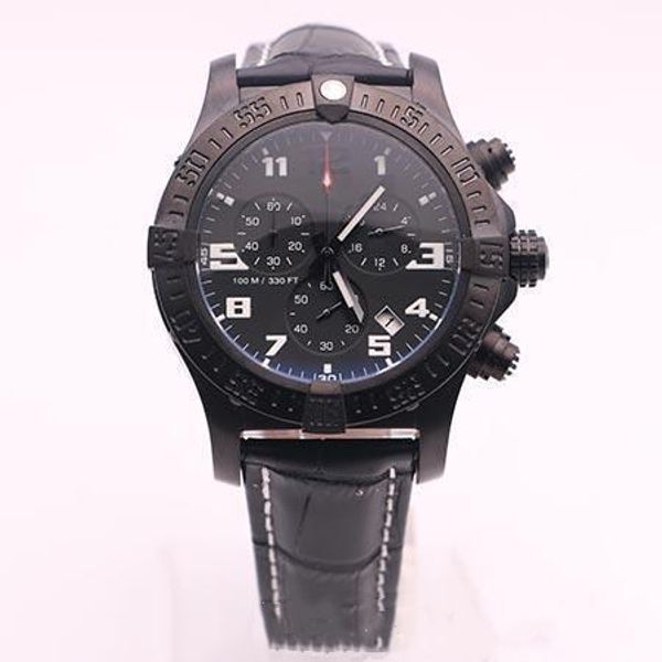 jason007 quality watches men white and black dial black leather belt watch avenger seawolf chronograph quartz men's watche, Slivery;brown 
jason007 quality watches men white and black dial black leather belt watch avenger seawolf chronograph quartz men's watche, Slivery;brown