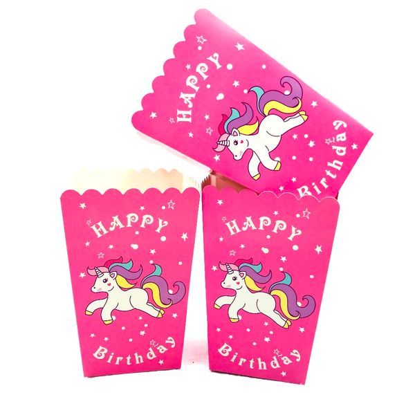 10pcs/set pink unicorn theme popcorn box happy birthday party kids favor baby shower birthday party decoration supplies
10pcs/set pink unicorn theme popcorn box happy birthday party kids favor baby shower birthday party decoration supplies