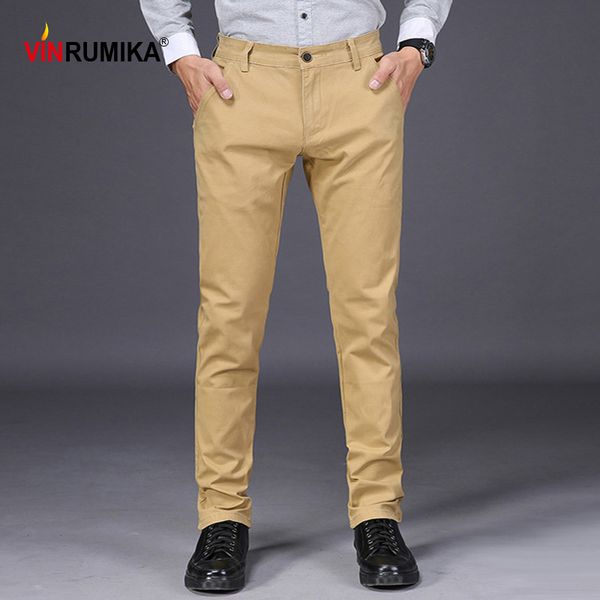 2020 spring autumn men's business casual straight pant man khaki cotton profession long trouser young male slim black work pants
2020 spring autumn men's business casual straight pant man khaki cotton profession long trouser young male slim black work pants