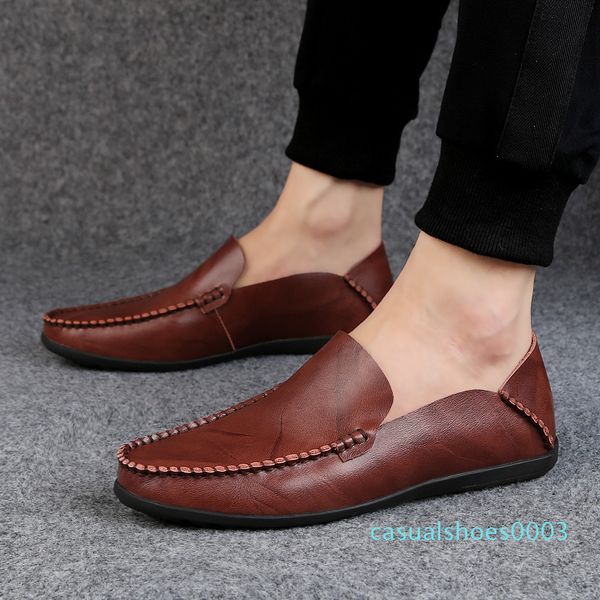 soft leather men loafers handmade casual shoes men moccasins for leather flat shoes c03, Black
soft leather men loafers handmade casual shoes men moccasins for leather flat shoes c03, Black