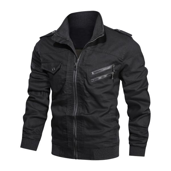 men's jacket thin multi pockets washed jacket army male uniform men pure cotton coat, Black;brown
men's jacket thin multi pockets washed jacket army male uniform men pure cotton coat, Black;brown