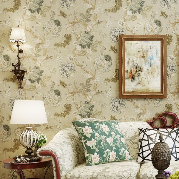 american country pastoral retro yellow wallpaper bedroom living room bedroom moisture-proof non-woven tv background household wallpaper
american country pastoral retro yellow wallpaper bedroom living room bedroom moisture-proof non-woven tv background household wallpaper