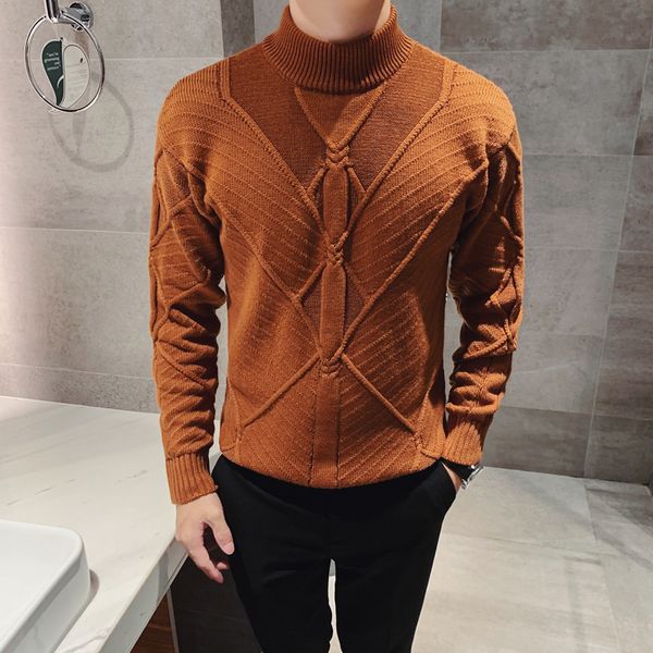 gzdeerax sweater men luxury turtleneck solid color pullover mens sweater autumn and winter fashion slim fit male, White;black
gzdeerax sweater men luxury turtleneck solid color pullover mens sweater autumn and winter fashion slim fit male, White;black