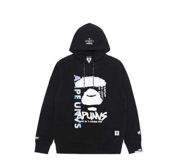 19 aape hoodie hip hop ape men s designer hoodie orangutan letter print thicken off luxury hoodie brand sweater sale wd, Black
19 aape hoodie hip hop ape men s designer hoodie orangutan letter print thicken off luxury hoodie brand sweater sale wd, Black
