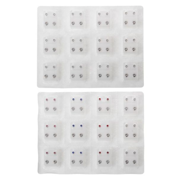 12 pairs steel hypoallergenic ear piercing earrings 3mm clear cz studs, Golden;silver
12 pairs steel hypoallergenic ear piercing earrings 3mm clear cz studs, Golden;silver