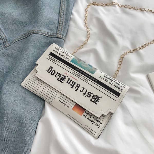 new shoulder personality 2020 messenger women inkjet newspaper clutch bags evening bags bag bag chain joker envelope lwasw
new shoulder personality 2020 messenger women inkjet newspaper clutch bags evening bags bag bag chain joker envelope lwasw