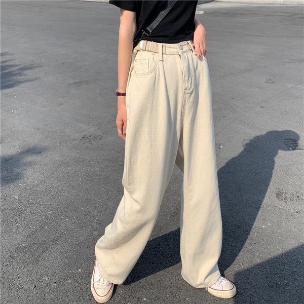 plus size high waist loose straight denim pant women mom fashion vintage boyfriend jeans streetwear long solid white sexy, Blue
plus size high waist loose straight denim pant women mom fashion vintage boyfriend jeans streetwear long solid white sexy, Blue