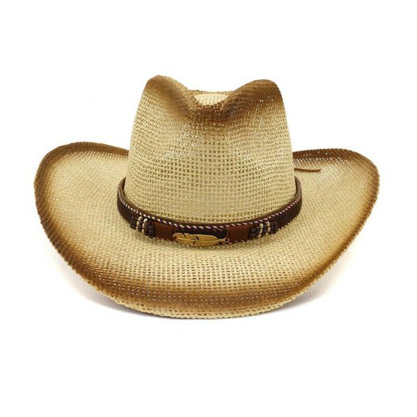 western cowboy hat for womem men wide brim cowgirl sunhat sombrero straw sun cap, Blue;gray
western cowboy hat for womem men wide brim cowgirl sunhat sombrero straw sun cap, Blue;gray