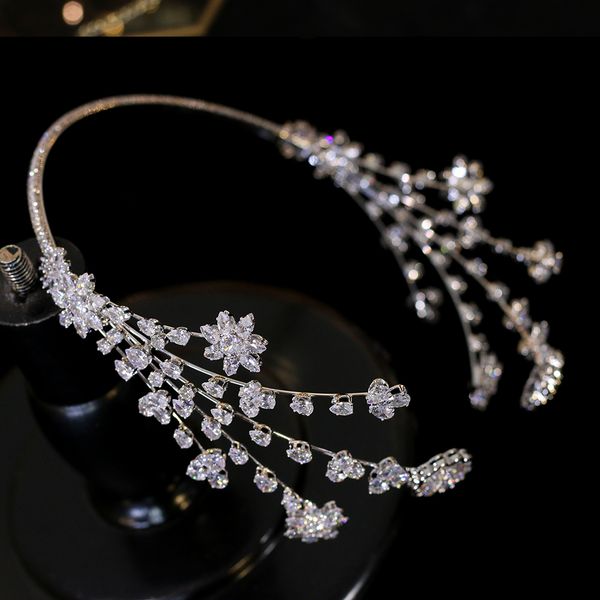 zirconia headdress and wedding crown princess birthday engagement headdress hair accessories wedding bridal jewelry bride hair, Silver
zirconia headdress and wedding crown princess birthday engagement headdress hair accessories wedding bridal jewelry bride hair, Silver